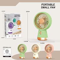 Вентилятор ZB 121 B 3 види, 3 режими, USB Type-C, в коробці ВИДАЄТЬСЯ МІКС ВИДІВ