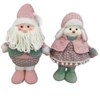 Фігура новорічна "Santa Snowman" 42см Stenson M17280