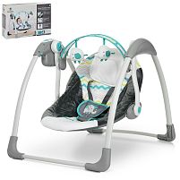 Крісло-шезлонг для немовлят з електро-заколисуванням Mastela 6503 (механізм гойдання: маятник)