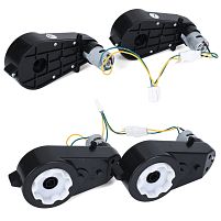 Редуктор колеса в зборі з мотором для дитячого електромобіля Bambi Racer M 6295-GEAR BOX (2 шт, 12V, RPM12000, отвір під вісь: Ø12 мм, ↔19 см)