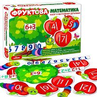 Гра розвиваюча МЕ 5032-15 2в1 "Фруктова математика" "Ludum"