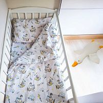 Змінний комплект постільної білизни "Каченя" 98991 тканина бязь GOLD LUX, розмір 120*60 см "Bimbo"