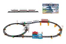 Залізниця 2928 B10 72 деталі, дорожні знаки, сигнальні ліхтарі, станція, дерева, в коробці