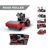 Спецтехніка 666-83 P “Каток”, інерція, звуки, підсвічування, рухомі елементи, гумові шини, в коробці