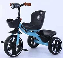 Велосипед дитячий триколісний Best Trike BS-36918 / BS-36-918 (колеса: переднє Ø10"/задні: Ø8"/EVA, рама: сталь, кошик, до 25 кг)