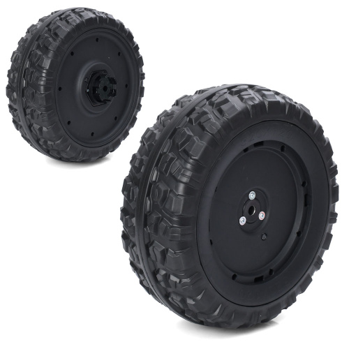 Колесо для дитячого електромобіля Bambi Racer M 6206-EVA WHEEL (заднє та переднє однакові, Ø31 см, ↔11 см, EVA, адаптер під редуктор)