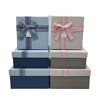 Коробка подарункова "Best wishes" 3шт/наб 19*19*10/17*17*8/15*15*7см Stenson R33318