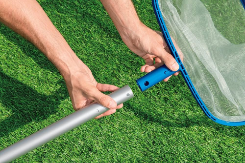 Сачок-насадка Bestway 58278 (для очищення верхнього шару води, 21*43 см, підходить до: телескопічних ручок Ø30 мм, Bestway 58702, 58279) фото 4