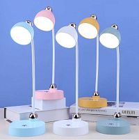 Лампа настільна світлодіодна C 71608 5 кольорів, 2 режими, вбудований акумулятор, в коробці, ВИДАЄТЬСЯ ТІЛЬКИ МІКС ВИДІВ