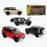 Машинка W 32142 4 кольори, металопластик, масштаб - 1:32, рухомі деталі, інерційний механізм, прогумовані колеса, в коробці, ВИДАЄТЬСЯ ТІЛЬКИ МІК