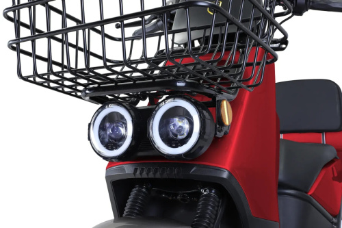 Електроскутер (Tailg) TLG Gear Red (колеса: Ø12", акб: 2*72V/27Ah/Li-ion/з'ємна, мотор: 2900W, пробіг на одному заряді до 150 км, до 90 км/год, чер.) фото 3
