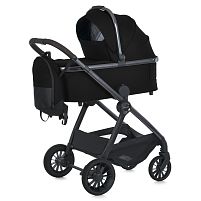 Коляска дитяча прогулянкова El Camino ME 1183 RIVIERA Jet Black (універсальна, 2в1)