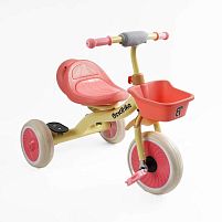 Велосипед 3-х колісний BS-41363 "Best Trike" колеса EVA переднє 10’’, заднє 8’’, сталева рама, УКР.ОЗВУЧУВАННЯ, світло, кошик, в коробці