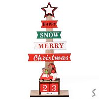 Декор новорічний "Calendar" 13.5*32см Stenson R33799