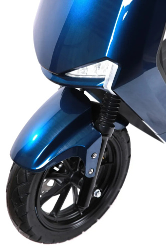 Електроскутер Aima M4 Blue (колеса: Ø12", акб: 72V/30Ah/Li-ion/з'ємна, мотор: 2000W, пробіг на одному заряді до 80 км, до 70 км/год, синій) фото 3