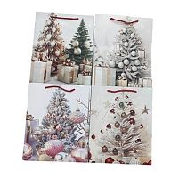 Пакет новорічний паперовий L "Christmas" 31*40*12см Stenson R34471-L