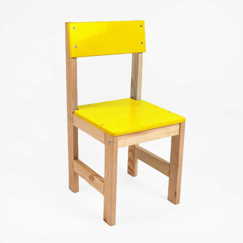 Стільчик дитячий X-Toys С-61334 (26*26*55 см, висота від підлоги до сидіння 28 см, жовтий)