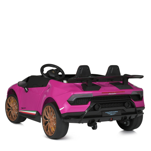 Електромобіль дитячий Bambi Racer M 5020EBLR-8(24V) «Lamborghini» (акумулятор: 24V 7Аh, рожевий) фото 2