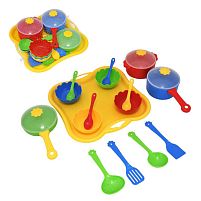 Набір посуду столовий "Ромашка" 39146 2 види, "Tigres", 19 елементів, в сітці