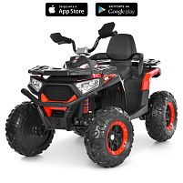 Картинка  Електроквадроцикл дитячий Bambi Racer M 6351EBLR-3 (колеса: Ø13"/EVA, акк. 12V/9Ah, мотор: 4*12V/35W, до 6 км/г, до 30 кг) магазин cd-market