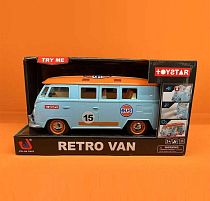 Автобус 666-15 P звуки, мелодія, підсвічування, інерція, відкриваються дверцята, в коробці