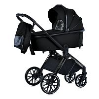Коляска дитяча прогулянкова El Camino ME 1124-2 PRESTIGE Black (універсальна, 2в1)