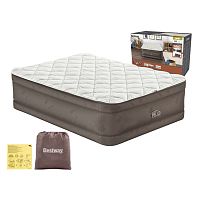 Надувне ліжко BestWay 69145P (двоспальне, 51*152*203 см., вбудований електронасос 220V, сумка)