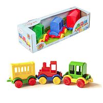 Паровозик "Kid cars" 39260 "Tigres", 3 штуки, в коробці