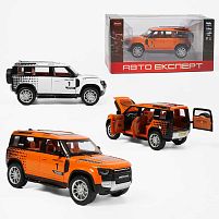 Джип RS-47621 "Авто Експерт", 2 кольори, металопластик, масштаб 1:22, світло, звук, інерція, відчиняються двері, багажник та капот, в коробці