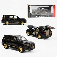 Джип RS-07596 "Авто Експерт", металопластик, 1:24, звук, світло, інерція, відчиняються двері, в коробці