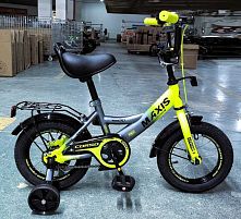Велосипед дитячий двоколісний Corso MX-11012 «Maxis» (колеса Ø12"/гума, рама: сталь, допоміжні колеса, гальмо ручне, від 3 років)