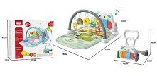 Килимок 368-8 В піаніно, ходунки-каталка, мелодії, підсвічування, проєкція, 5 підвісок-брязкалець, в коробці