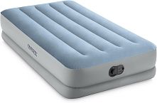 Надувне ліжко Intex 64157 (36*99*191 см, односпальне, вбудований USB електронасос, до 136 кг)