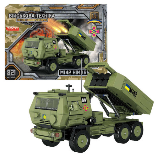 Конструктор 59659 "Teko", 821 деталь, “M142 HIMARS”, в коробці