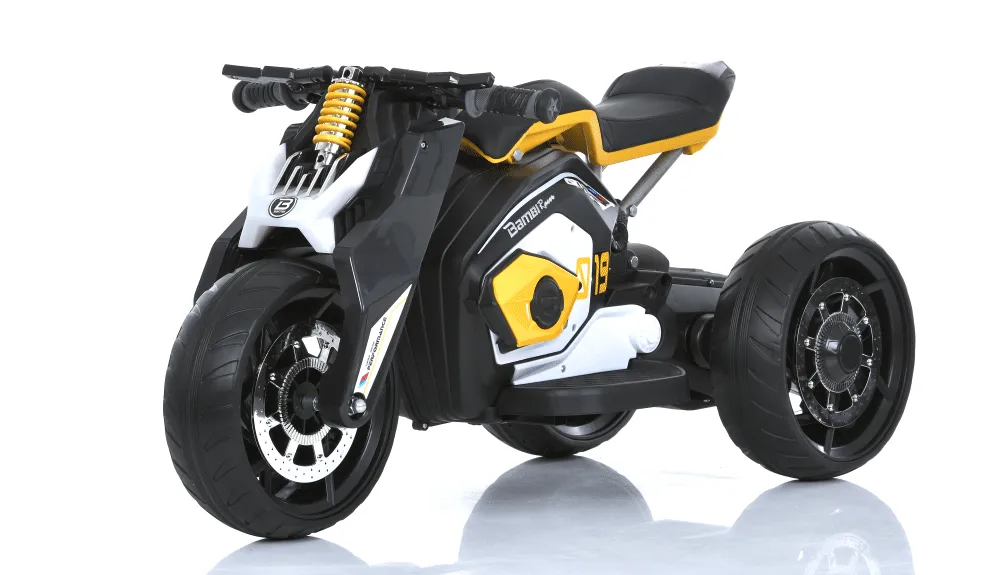 Електромотоцикл дитячий Bambi Racer M 4827EL-6 (жовтий) фото 2