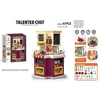 Кухня 922-139 56х32х80 см, 77 елементів, підсвічування, звуки, парогенерація, посуд, продукти, на батарейках, автоматична подача води, в коробці