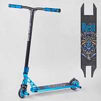 Самокат двоколісний підлітковий Best Scooter 53480 (трюковий, колеса: Ø4,33"/PU, рама: алюміній+сталь, до 100 кг)