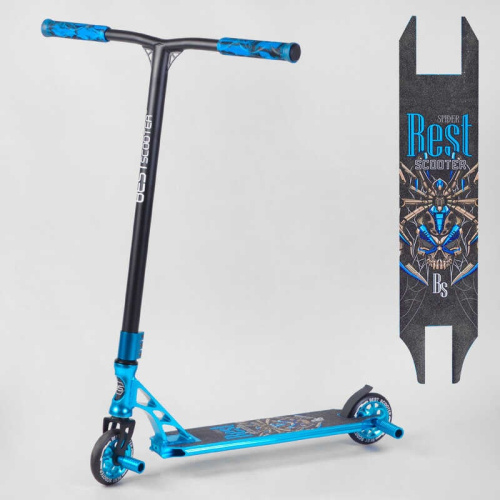Самокат двоколісний підлітковий Best Scooter 53480 (трюковий, колеса: Ø4,33"/PU, рама: алюміній+сталь, до 100 кг)