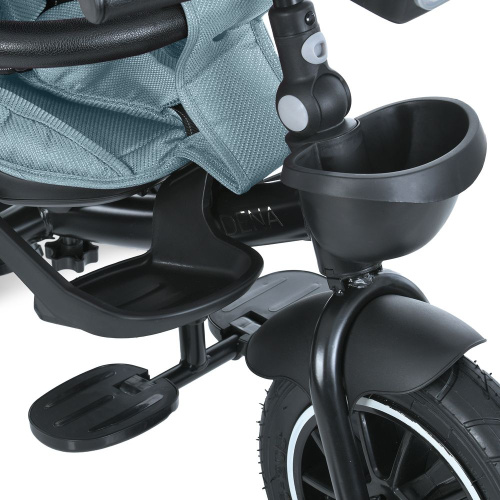 Велосипед дитячий триколісний El Camino ME 1193 Cloud Blue «MODENA» (колеса: передні Ø10.2"/задні Ø9"/гума, рама: сталь, батьк. ручка, до 30 кг) фото 4