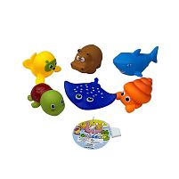 Набір пискавок 037-263 “Морські мешканці”, 6 штук, в сітці