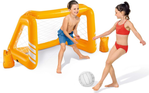 Гра надувна на воді Intex 58507 «Водне поло» (127*94*86 см, з надувним м'ячем, помаранчовий) фото 5