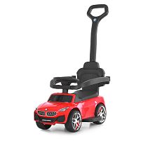 Каталка-толокар Bambi M 6253EL-3 (колеса: Ø5,5"/EVA, батьк. ручка, страхувальний бампер, сидіння: екошкіра, музика, до 30 кг)