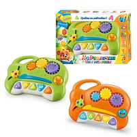 Навчалочка для малюка 85825 "WToys", 2 кольори, ОЗВУЧУВАННЯ УКРАЇНСЬКОЮ МОВОЮ, мелодії, підсвічування, шестерні, в коробці
