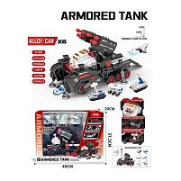 Набір спецтехніки JP 588-69 звуки, підсвічування, запускач, рухливі елементи, 6 металопластикових машинок, в коробці