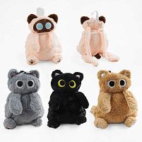 Рюкзак M 18289 "Котик", висота 35см, 1 містке відділення, знімні регульовані ремінці, ВИДАЄТЬСЯ МІКС ВИДІВ