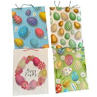 Пакет великодній паперовий M "Easter eggs" 26*32*10см Stenson R40802-M