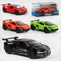 Машинка MG - 04126 "Авто Експерт" 4 види, металопластик, 1:36, звук, світло, інерція, відчиняються двері, в коробці, ВИДАЄТЬСЯ МІКС ВИДІВ