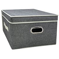 Ящик складаний для зберігання речей "Grey" 35*30*20см Stenson (353020-GREY)