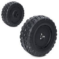 Колесо для дитячого електромобіля Bambi Racer M 6205-EVA WHEEL (заднє та переднє однакові, Ø31 см, ↔11 см, EVA, адаптер під редуктор)