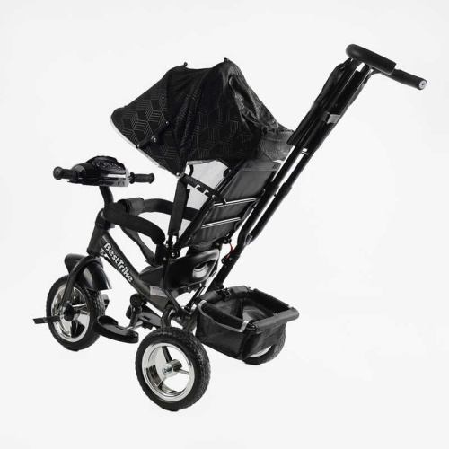 Велосипед дитячий триколісний Best Trike 6588/62-403 (колеса: переднє Ø9.84"/задні: Ø7.87"/пластик, рама: сталь, батьк. ручка, нахил спинки, до 25 кг) фото 3